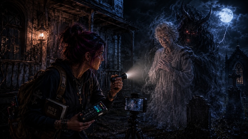 THE GHOST KNOWS YOUR NAME. THAT DOESN'T MEAN IT'S GRANDMA.